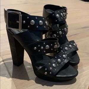 Vera Wang Lavender Label Black Heels Sz 7.5